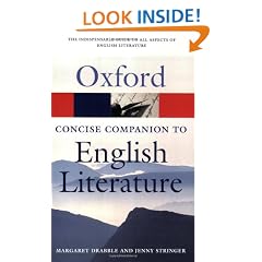 The Concise Oxford Companion to English Literature (Oxford Paperback Reference)