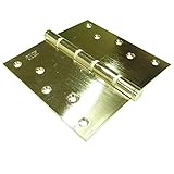 クマモト ステンレス義星丁番リング入 2.5×127×127 2枚セット 金色 STR-5