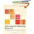 International Marketing Research by  C. Samuel Craig and Susan P. Douglas