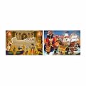 Melissa& Doug Tomb of Kings and Pirates Bounty 100-pc. Heavy-Duty Cardboard Floor Puzzle Bundle
