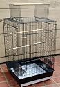 15 7/8'' x15 1/4'' x 29 1/8'' Bird Cage With Open Play Top Cockatiel Cages