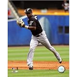 Photofile Florida Marlins Hanley Ramirez - 2007 Fielding Action - 8x10 Photo Mounted in 11x14 Double Mat