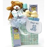 Sweet Baby Boy Diaper Bag with Teddy Bear Gift... by ArtofAppreciation.com