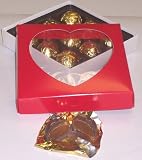 Scott's Cakes 1/2 Pound Milk Chocolate Covered Caramels in a Heart Box