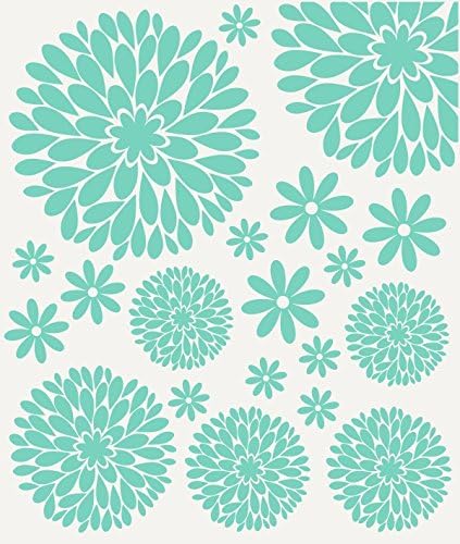 Daisy Flower Wall Decal, Flower Wall Stickers, Flower Decals