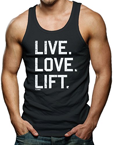 Live. Love. Lift. - Body Building, Gym Men's Tank Top T-shirt