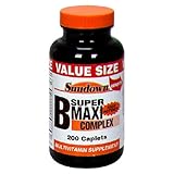 Sundown B Complex, Super Maxi, 200 Caplets (Pack of 2)