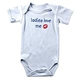 Baby Sayings Bodysuit - Ladies Love Me, 9-12 months