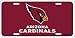 Arizona Cardinals License Plate