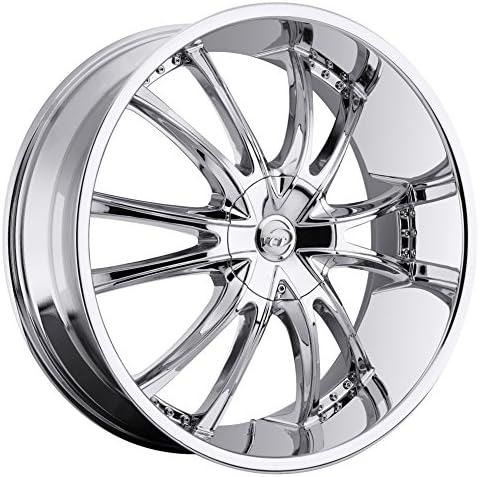 VCT Wheels Bossini Chrome 18x8 4x100 4x114.3 40 Offset 73.1 Hub