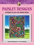 Creative Haven Paisley Designs Stained Glass Coloring Book (Adult Coloring)