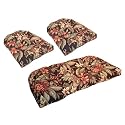 3-pc. Wicker Cushion Set - Brown Multicolor