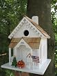 10" Fully Functional Festive Home Outdoor Garden Birdhouse