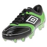 Umbro Stealth Pro HG Soccer Shoes (Black/White/Lime)