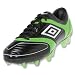 Umbro Stealth Pro HG Soccer Shoes (Black/White/Lime)