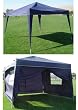 10 x 10 Pop-up BLUE Canopy w/4 Side Walls EZ to set up