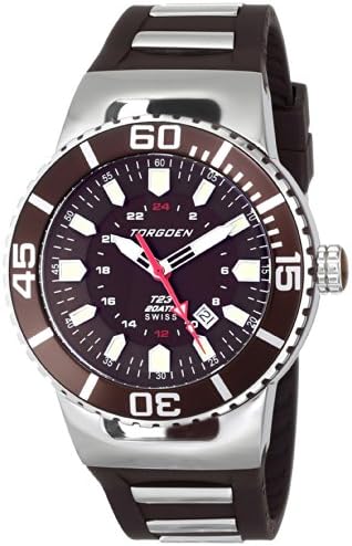Torgoen Swiss Men's T23302 T23 Brown 20 ATM GMT Dive Watch