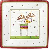  Caspari Sparkles Square Paper Plates 