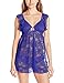 Betsey Johnson Women's Allover Lace Babydoll with Matching Bikini