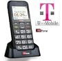 TTfone Saturn - T Mobile Pay as you go - Pre Pay - PAYG - Colour Bluetooth Senior Mobile Phone - Easy to use Basic Simple Big Button Phone with Camera - Black