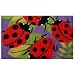 Doormat lady bugs coconut fiber rectangular