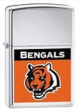Zippo Lighter NFL Cincinnati Bengals, High Polished Chrome
