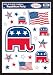 Republican Party Peel 'N Place