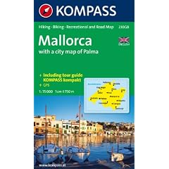 Mallorca 1 : 75 000: Hiking, Biking, Recreational and Road Map. With a city map of Palma