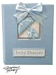 Blue "Baby Shower" Brag Book Photo Album