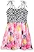 Limited Too Girls' Stripe Knit Top and Printed Chiffon Bottom Dress