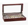 Cufflinks Case in Mahogany for 20 sets