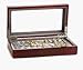 Cufflinks Case in Mahogany for 20 sets