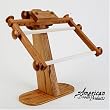 American Dream E-Z Stitch Oak Lap Stand Scroll Frame