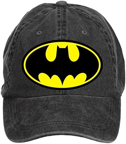 Rowstar Unisex Cool Batman Adjustable Twill Printing Washed Cap