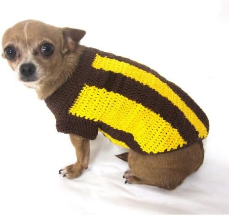 Hawthorn Football Jerseys Club Hawks AFL Handmade Cotton Dog Costumes Pet Myknitt Dk901 Free Shipping (Small)