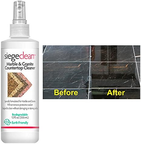 Marble Granite Stone Cleaner 12Ounce Kitchen Solid Countertop Daily Spray Polish