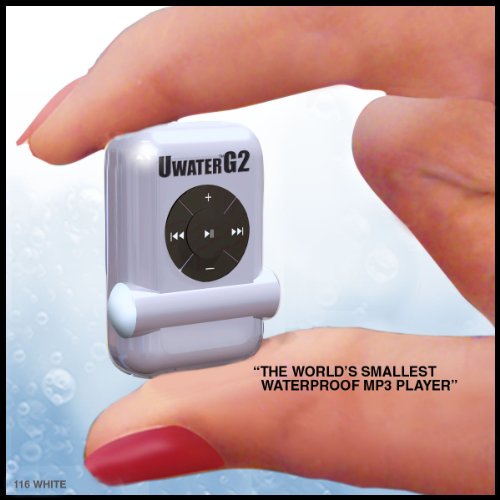 UWaterG2 – “The Smallest 100% Waterproof MP3″-Ice White