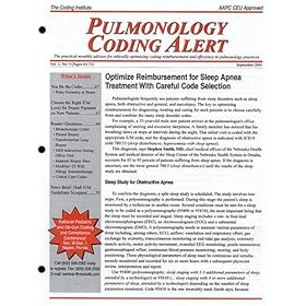 Pulmonology Coding Alert