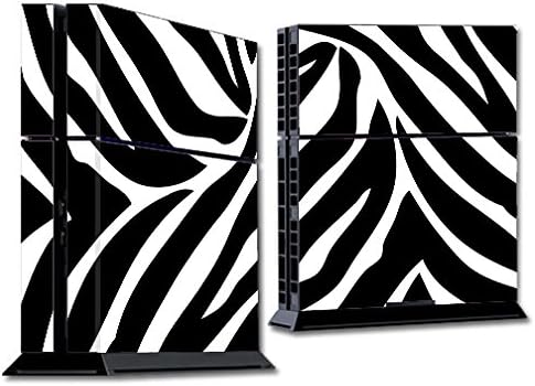 Skin Decal Vinyl Wrap for PS4 Sony Playstation 4 Console (skins only) - zebra animal