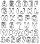Wilton Fondant Alphabet Number Cookie Cutter Cut Outs, Set of 37
