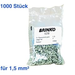 Aderendh�lsen 1,5 mm² verzinnt