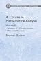 A Course in Mathematical Analysis Volume 2: Functions of a Complex Variable; Differential Equations (Dover Books on Mathematics)