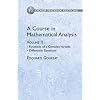 A Course in Mathematical Analysis Volume 2: Functions of a Complex Variable; Differential Equations (Dover Books on Mathematics)