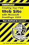 Creating Your First Web Site with FrontPage 2000 (Cliffs Notes)