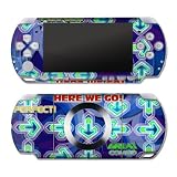 Dance Arcade Blue Design Decorative Protector Skin Decal Sticker for PSP Slim & PSP Lite PSP2000