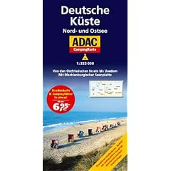 ADAC Camping Karte Deutsche K�ste: Von den Ostfriesischen Inseln bis Usedom. Mit Mecklenburgischer Seenplatte (Camping und Caravaning)