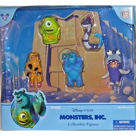 Disney Monsters Inc. Figurine Figure Set by