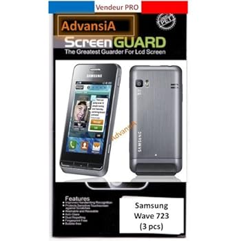 3 FILM PROTECTION ECRAN SAMSUNG wave 723 [Appareils électroniques]