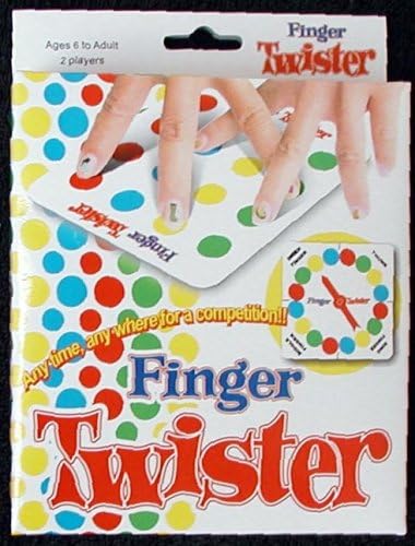 Finger Twister Board Game - Mini Version of Full Size Game