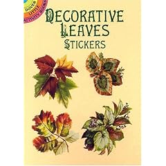 Decorative Leaves Stickers (Dover Little Activity Books)